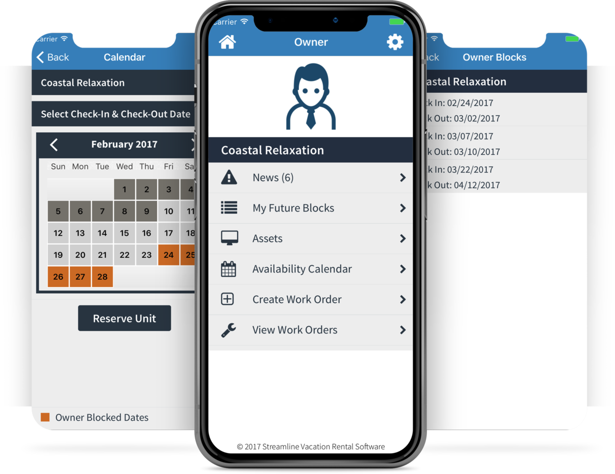 Owner dashboard application